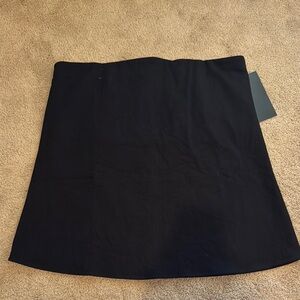 Strapless Noir Crêpe Marin Top - Tuckernuck